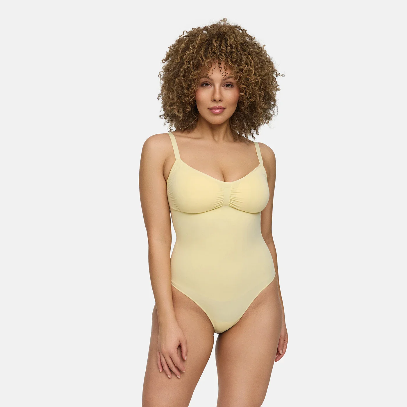 Bodysuit Sculpting Shapewear mit Built-In Wireless Bra and Slip - Image 3
