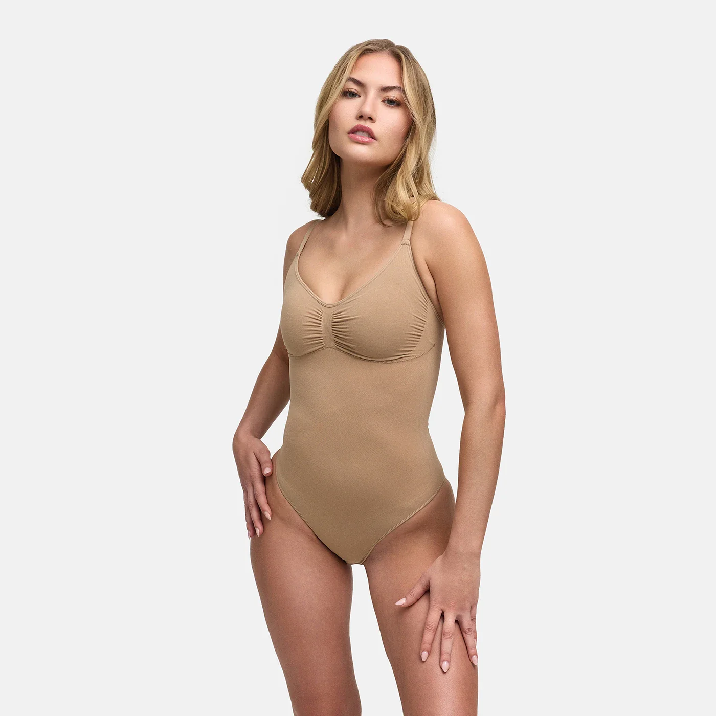 Bodysuit Sculpting Shapewear mit Built-In Wireless Bra and Slip - Image 6