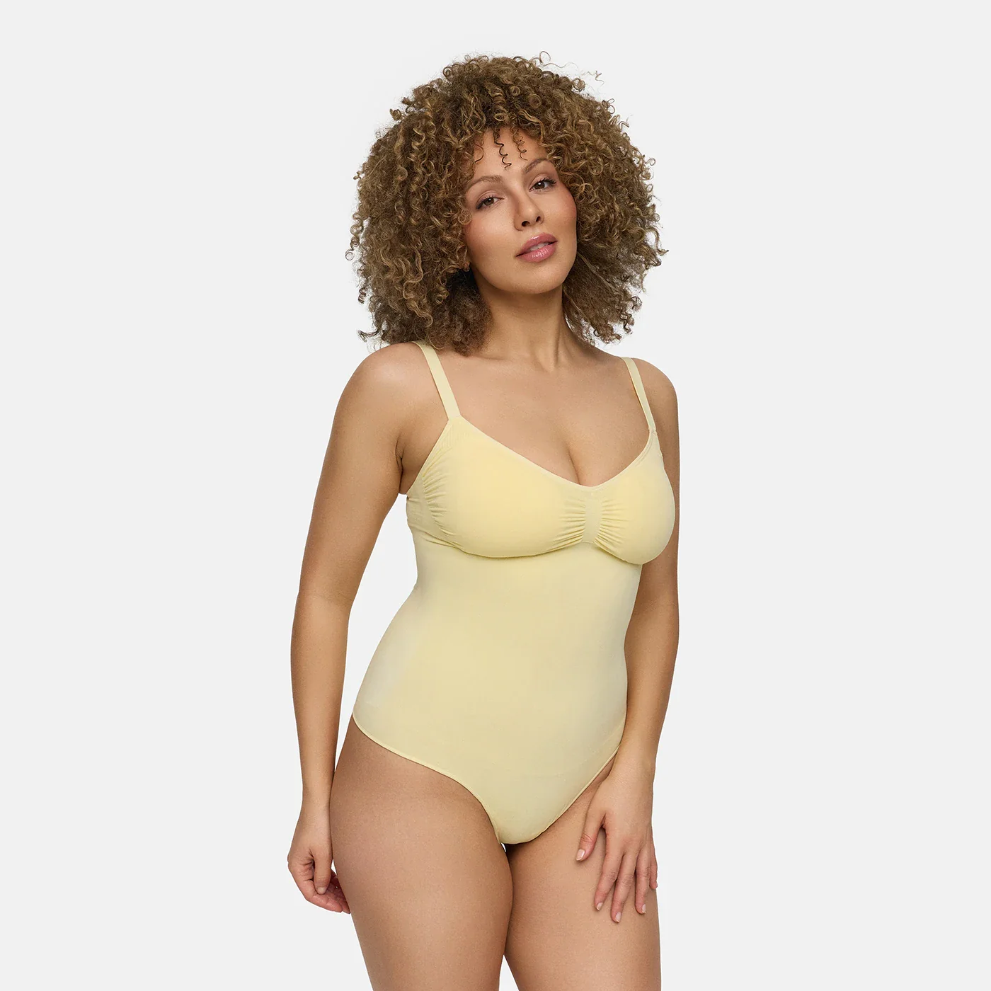 Bodysuit Sculpting Shapewear mit Built-In Wireless Bra and String - Image 3