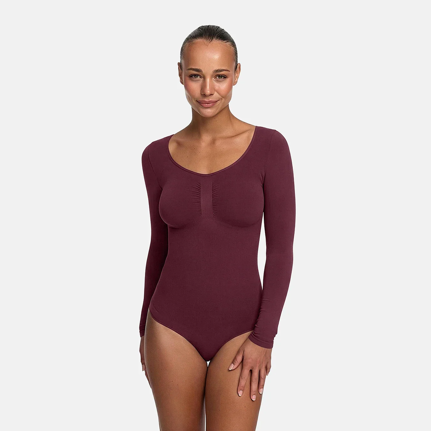 Bodysuit Sculpting Shapewear Longsleeve mit Slip - Image 27