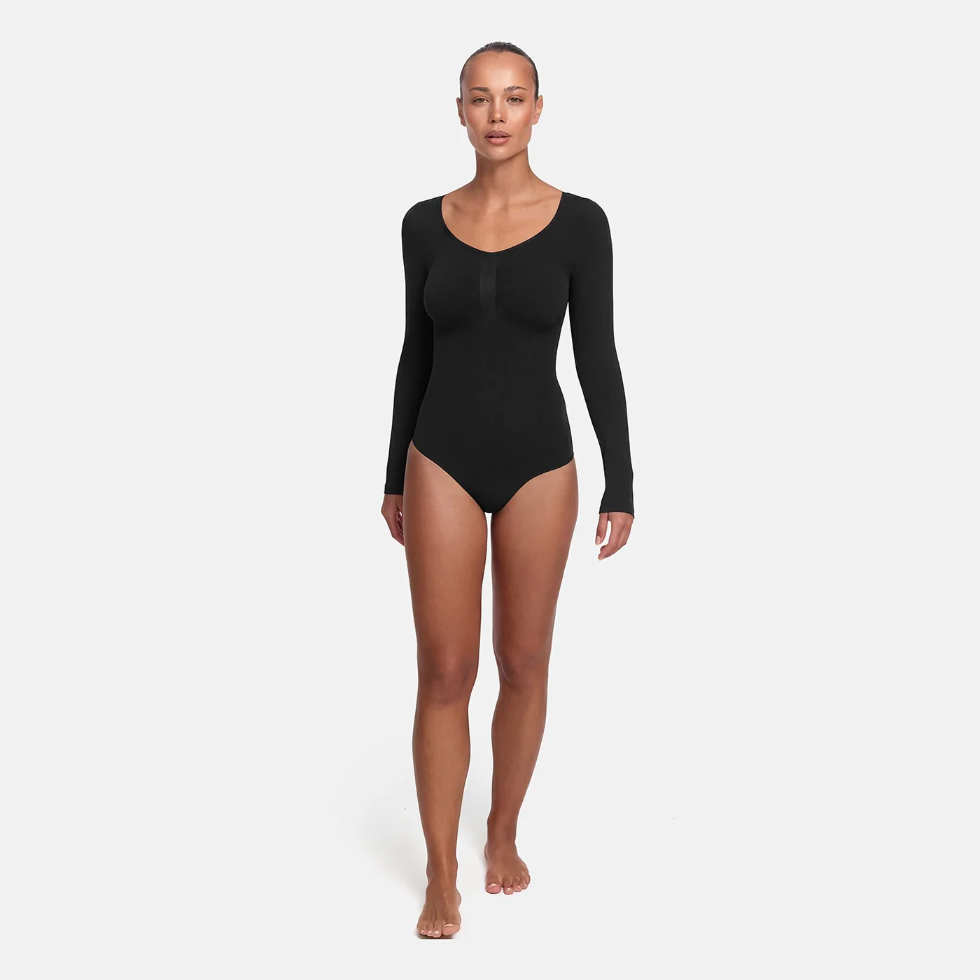 Bodysuit Sculpting Shapewear Longsleeve mit Slip - Image 3