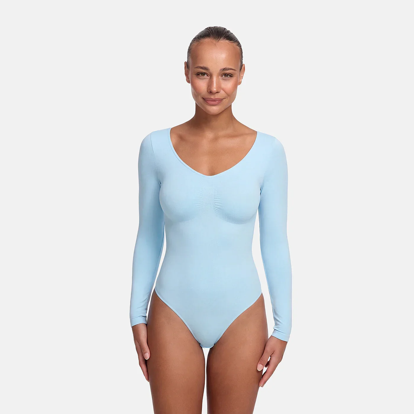 Bodysuit Sculpting Shapewear Longsleeve mit Slip - Image 30