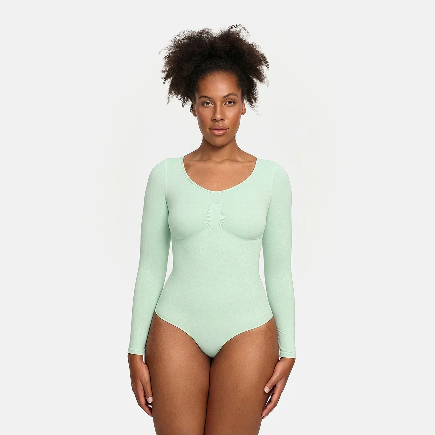Bodysuit Sculpting Shapewear Longsleeve mit Slip - Image 32