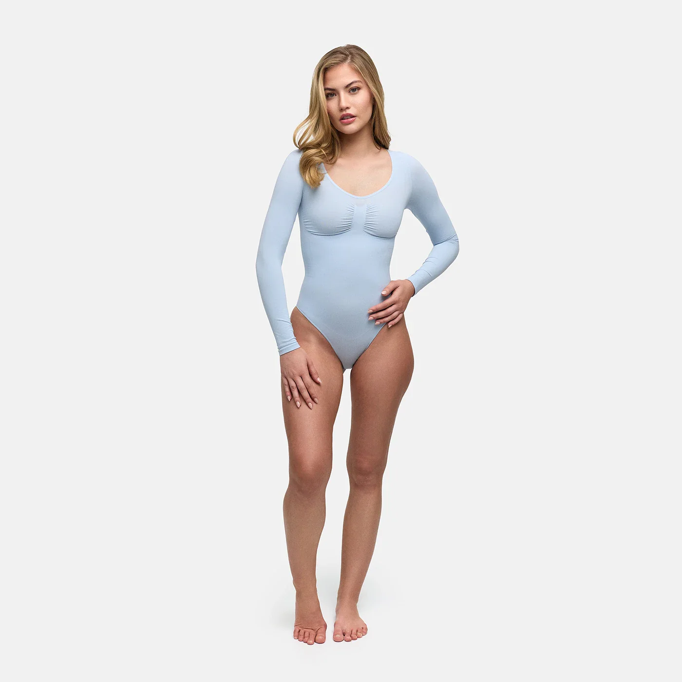 Bodysuit Sculpting Shapewear Longsleeve mit Slip - Image 47