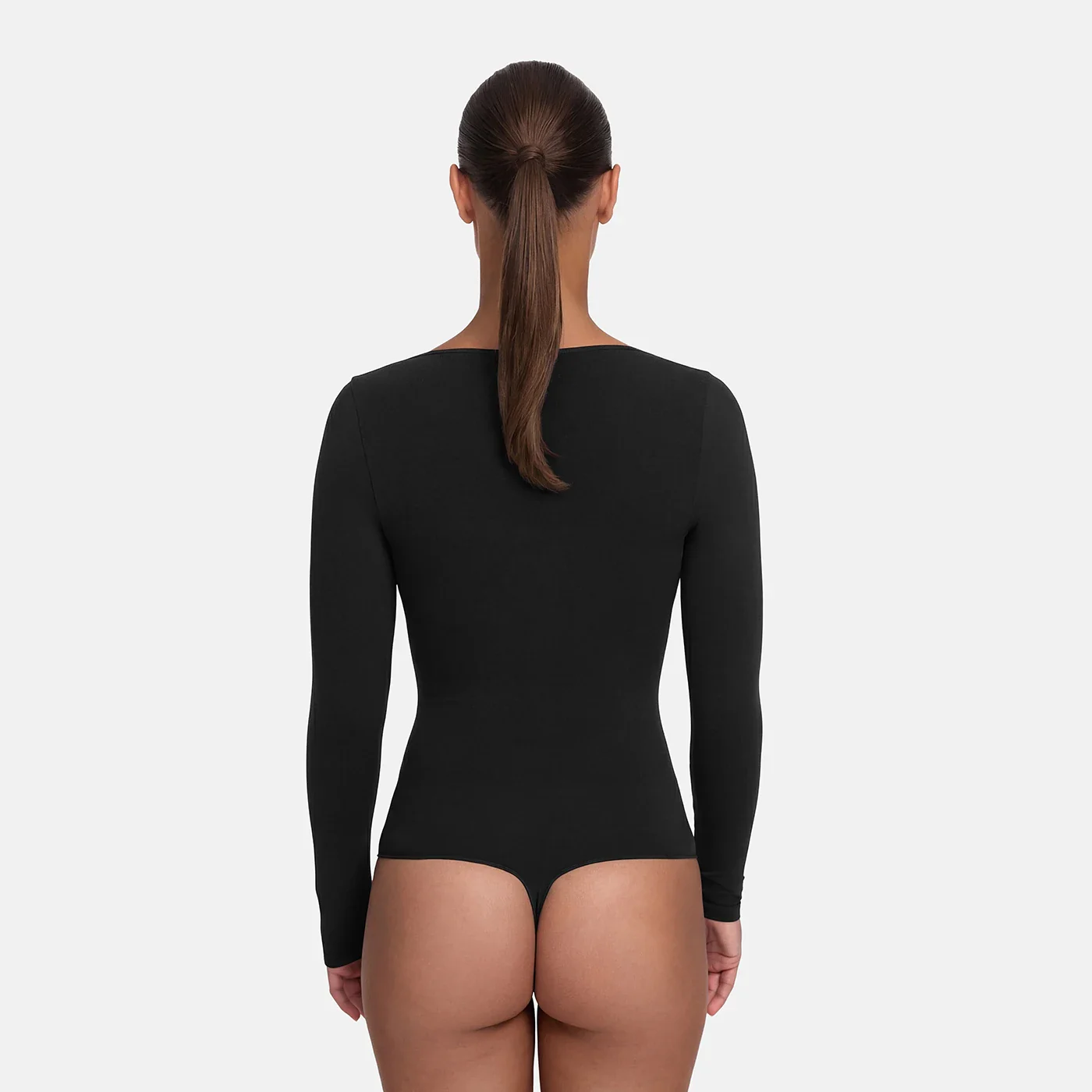 Bodysuit Sculpting Shapewear Longsleeve mit String - Image 5