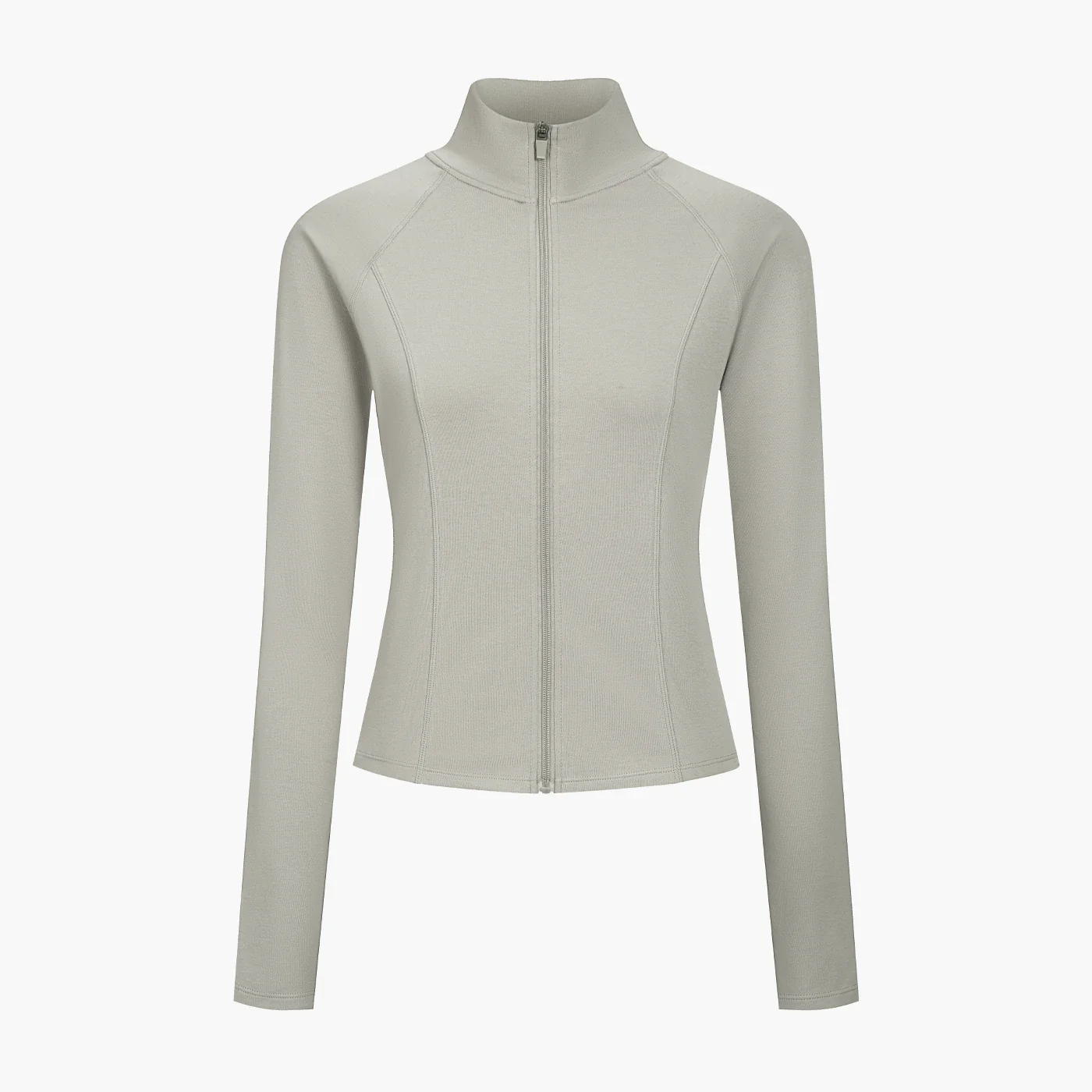 Cotton Body Fitted Zipper Jacke - Image 12