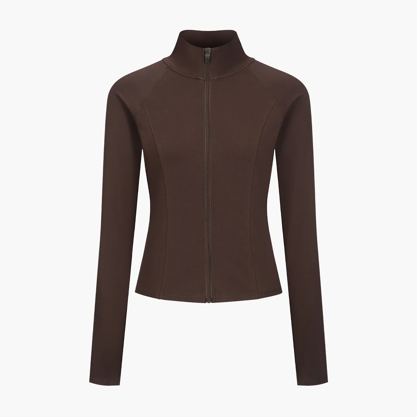 Cotton Body Fitted Zipper Jacke - Image 18