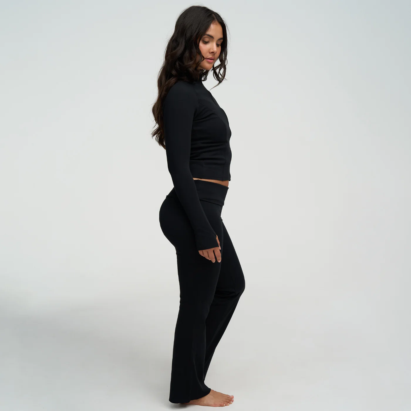 Cotton Body Fitted Zipper Jacke - Image 7