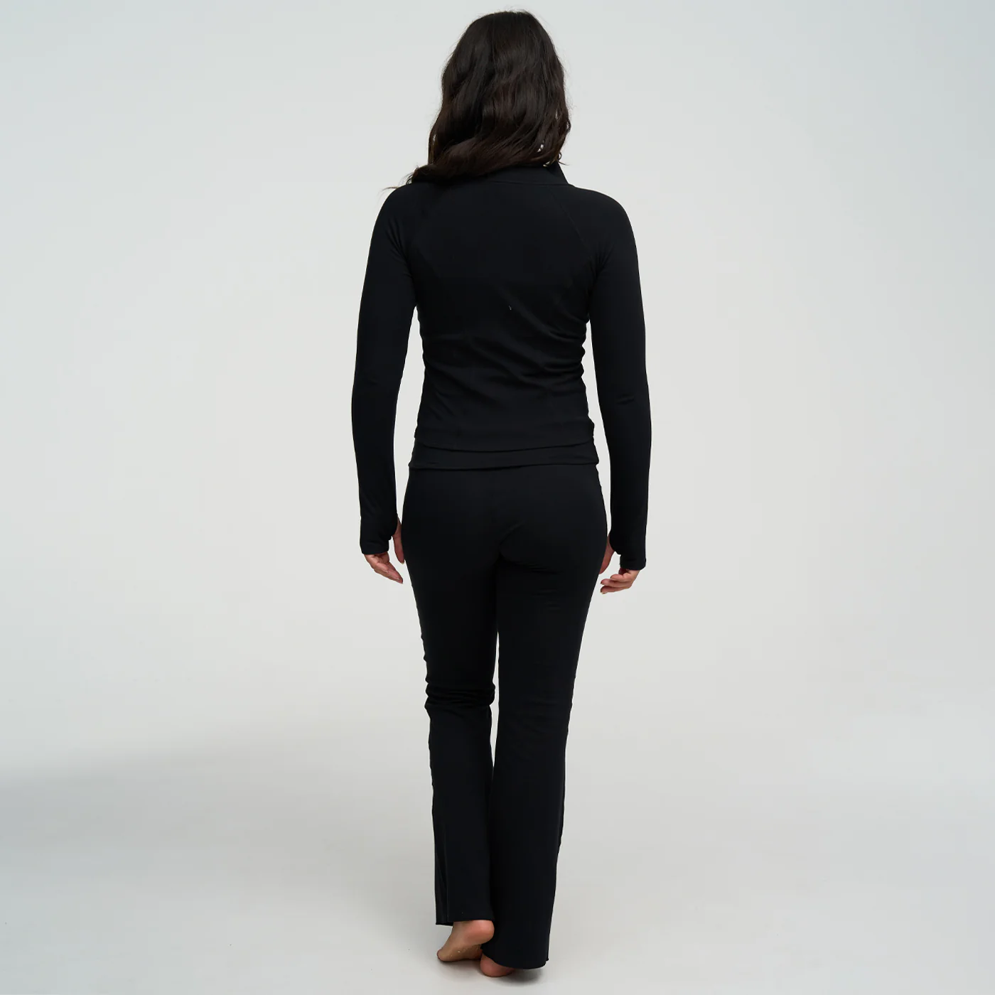 Cotton Body Fitted Zipper Jacke - Image 8