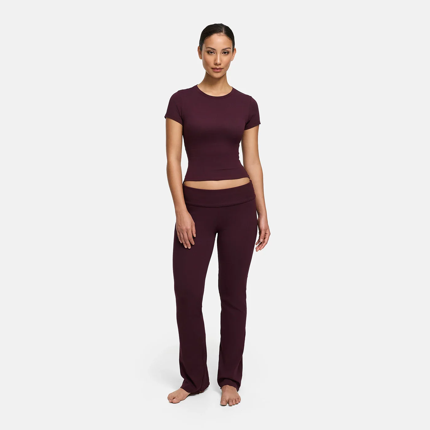 Cotton Flared Bootcut Leggings - Image 15