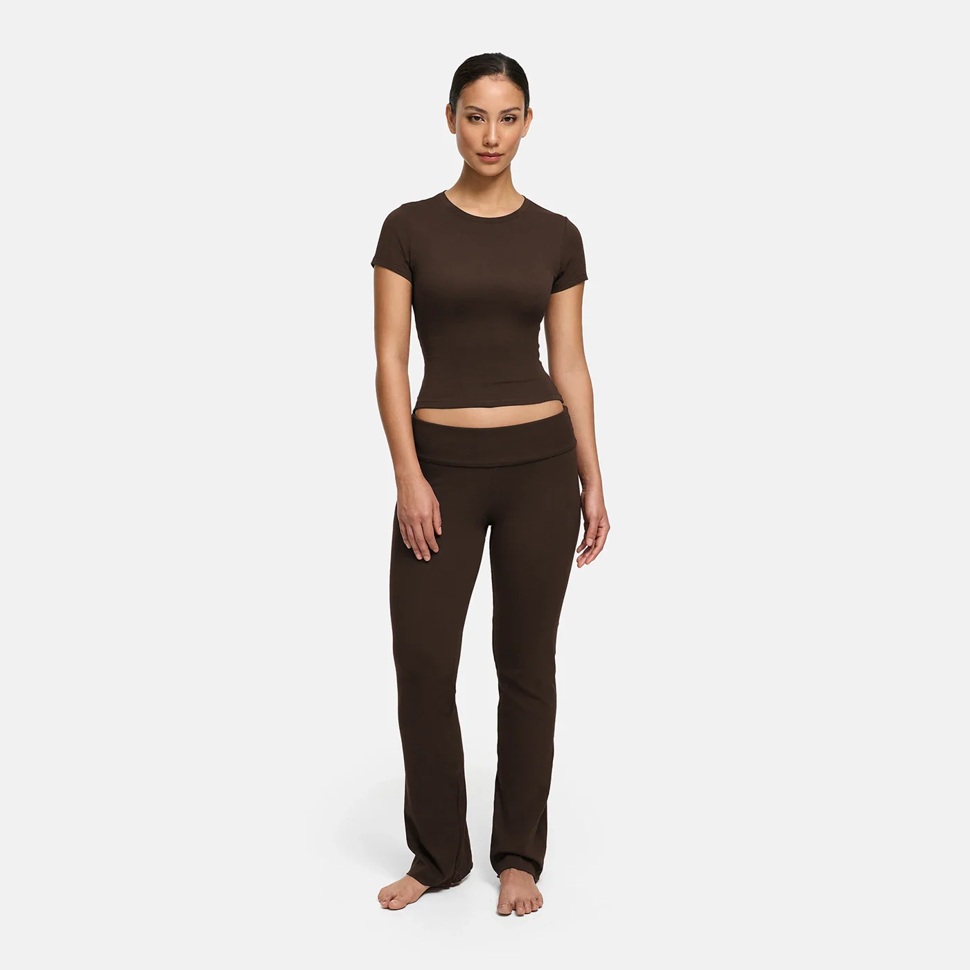 Cotton Flared Bootcut Leggings - Image 18