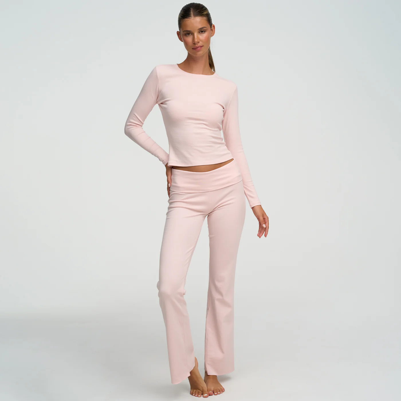 Cotton Flared Bootcut Leggings - Image 20