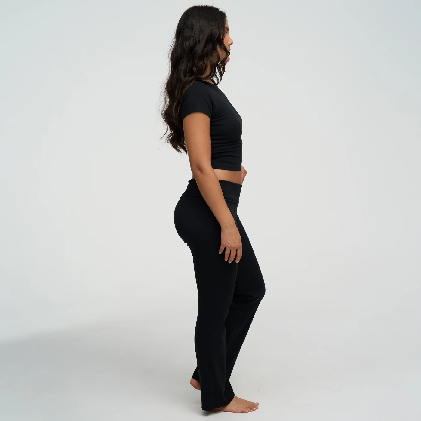 Cotton Flared Bootcut Leggings - Image 5