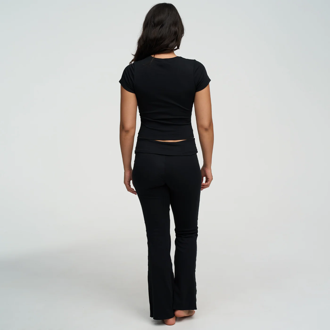 Cotton Flared Bootcut Leggings - Image 6