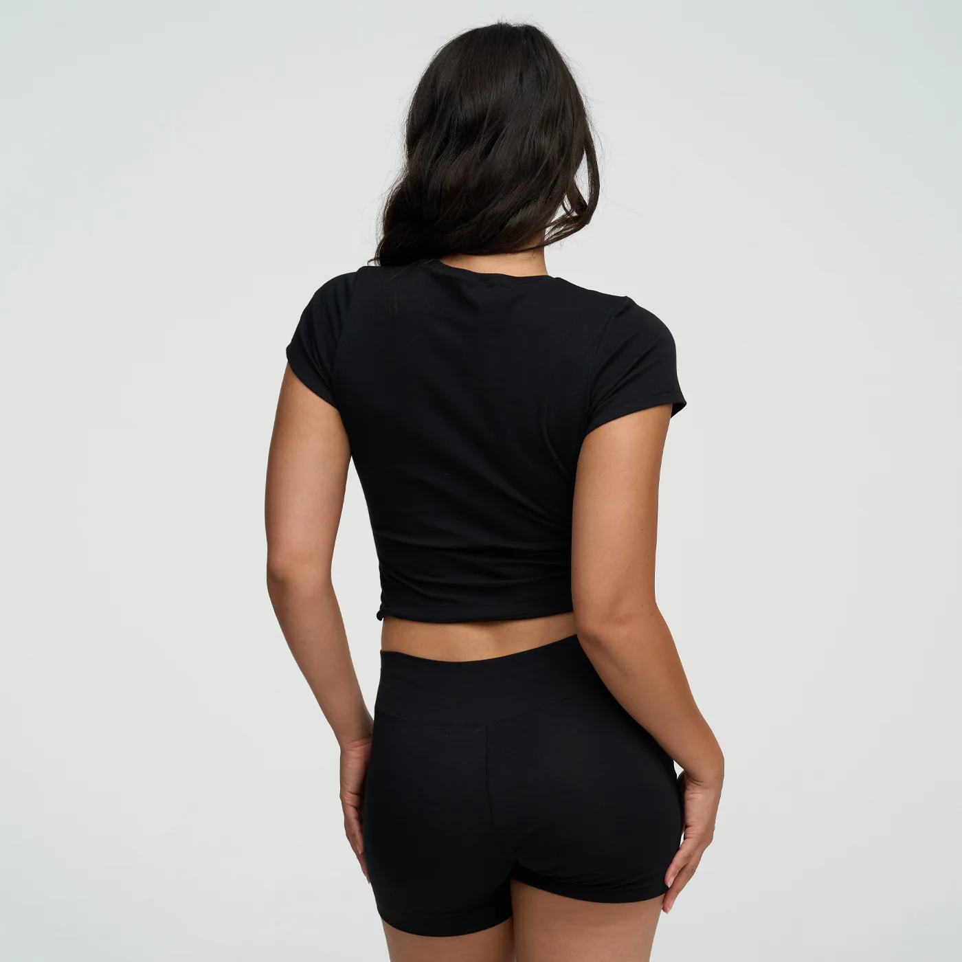 Cotton High-Waist Shorts - Image 5