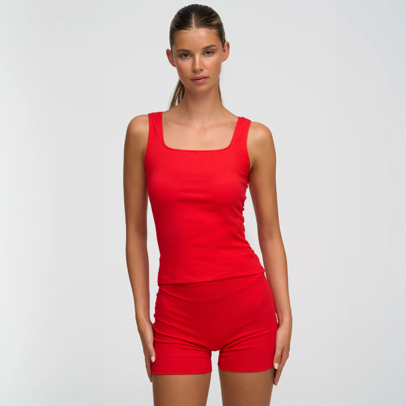 Cotton Tanktop mit eckigem Ausschnitt - Image 8