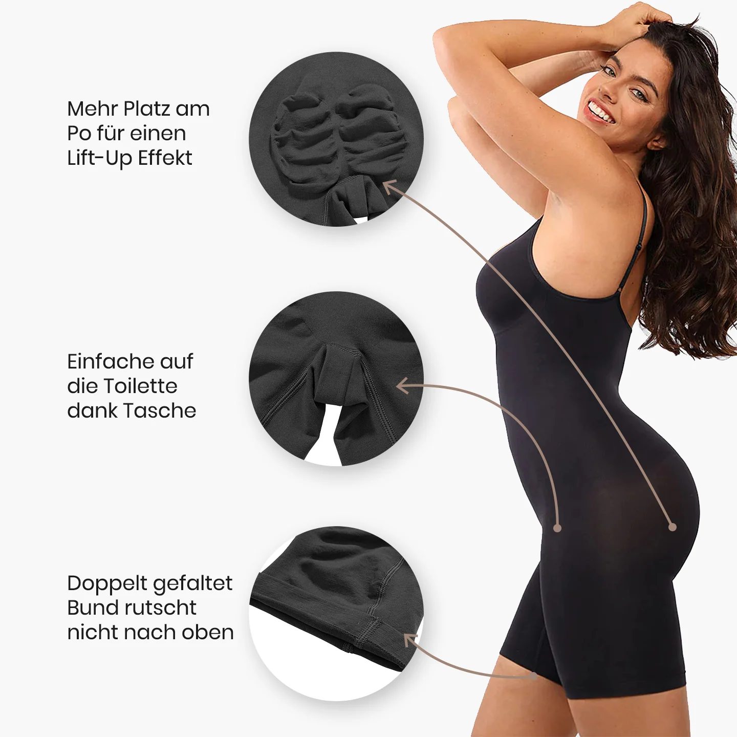 Bodysuit Sculpting mit Hose Shapewear - Image 8