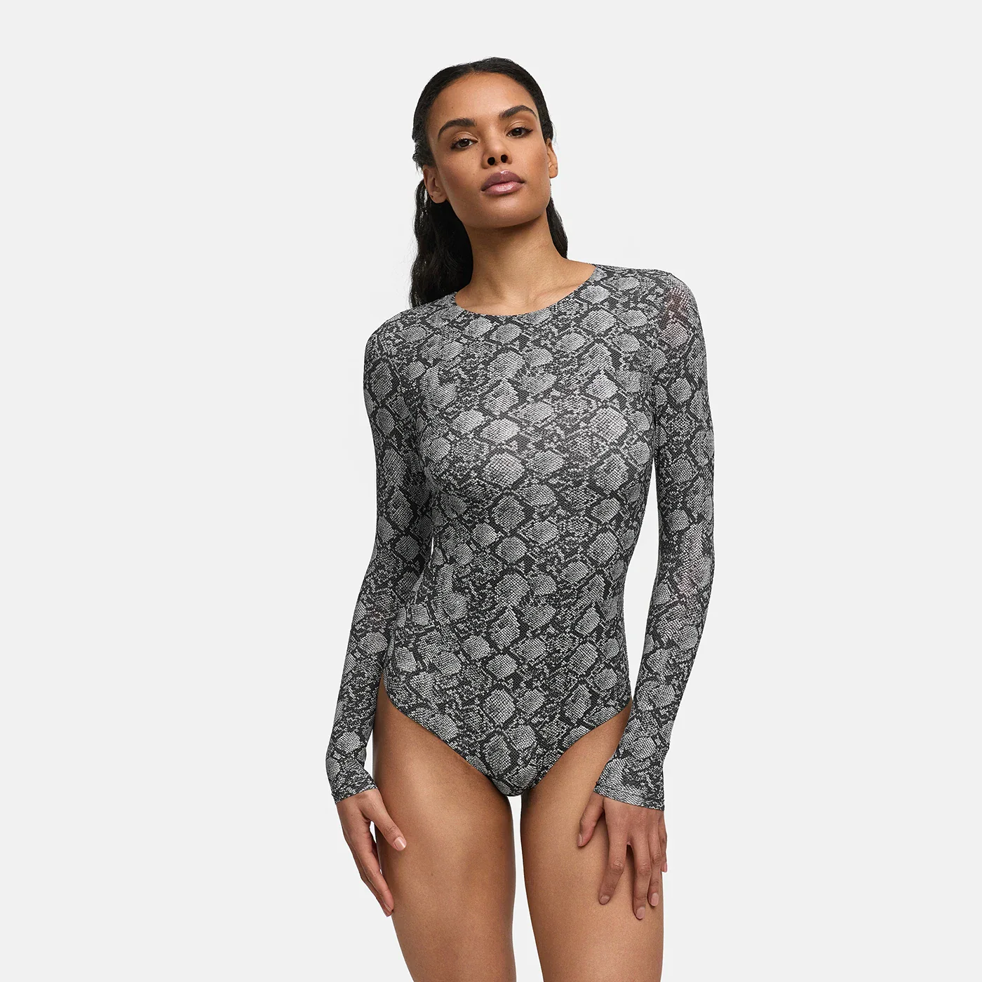 Crew Neck Longsleeve Bodysuit - Image 17