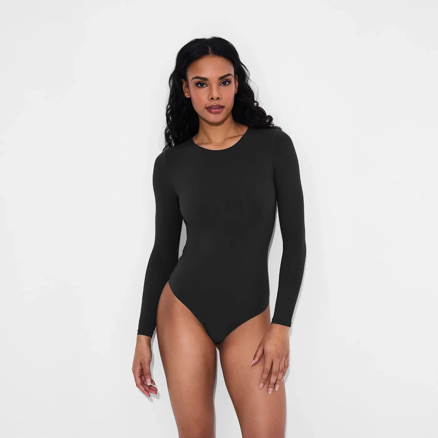 Crew Neck Longsleeve Bodysuit - Image 3