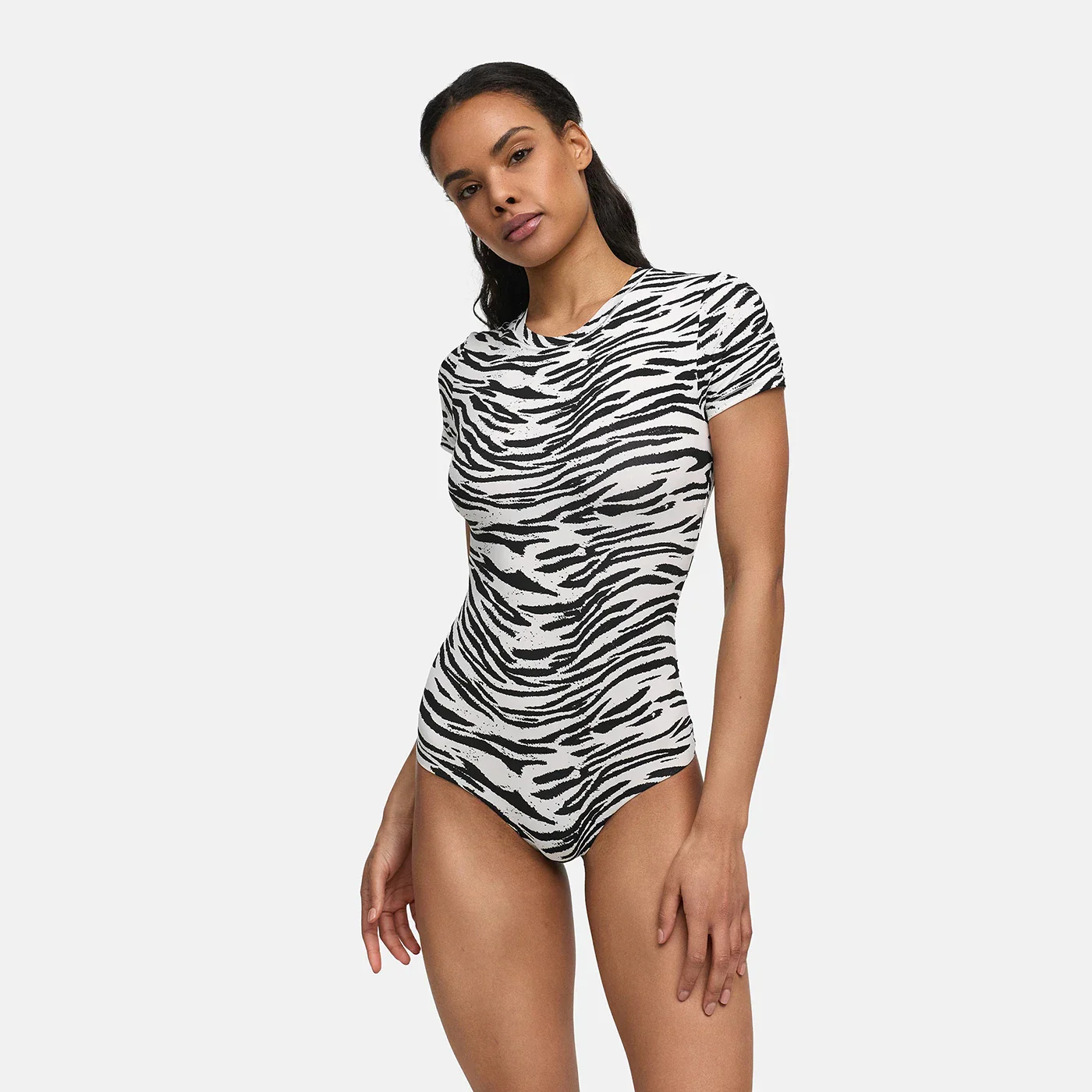 Crew Neck T-Shirt Bodysuit - Image 15