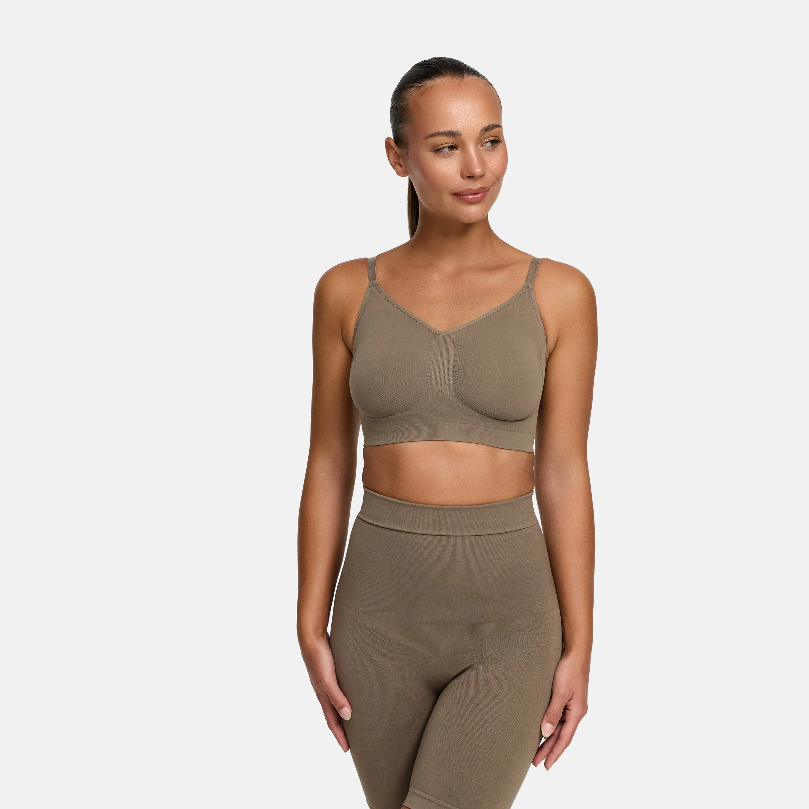 High Waisted Shaping Shorts - Image 17