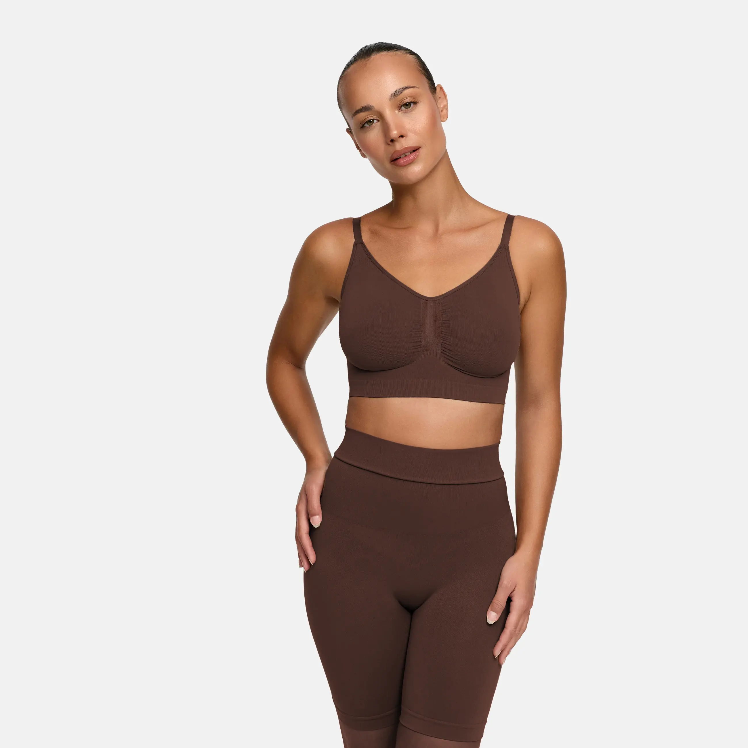 High Waisted Shaping Shorts - Image 19