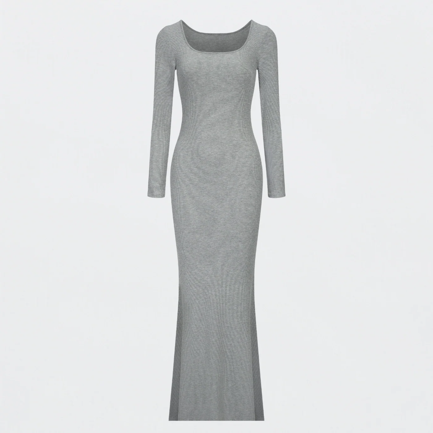 Ribbed Long Sleeve Maxikleid - Image 10