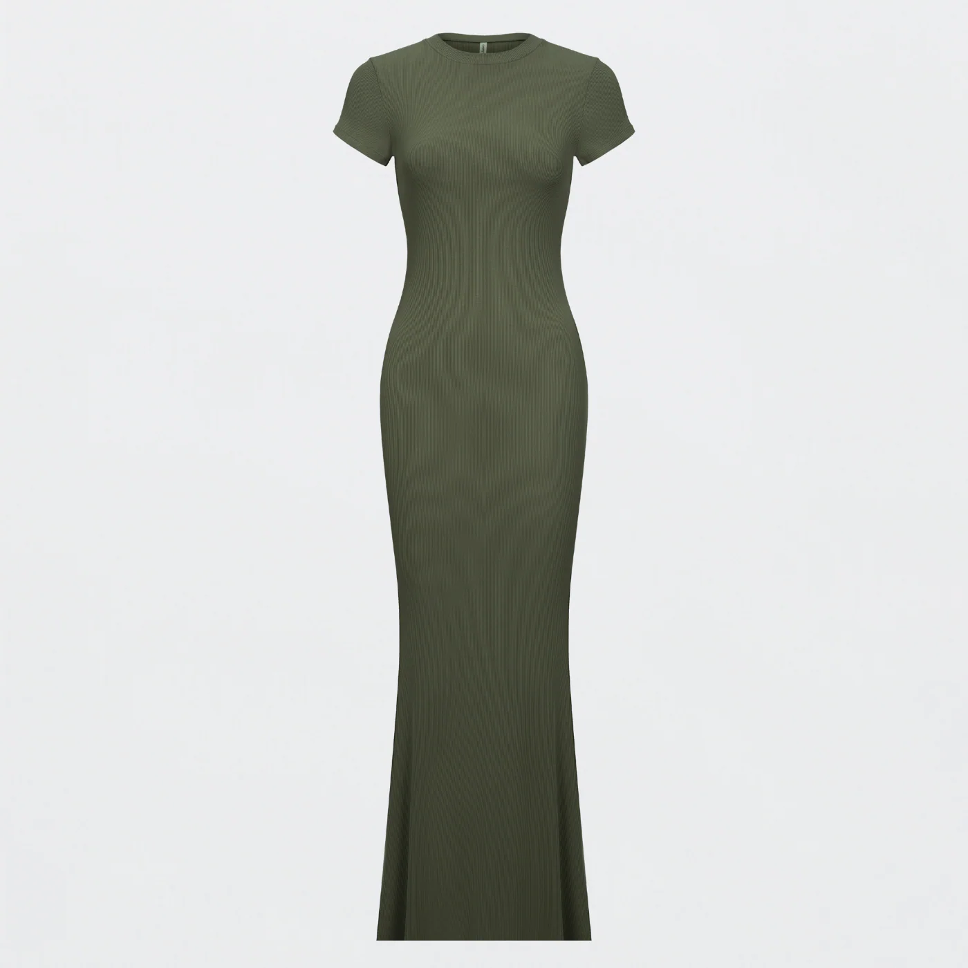 Ribbed T-Shirt Maxikleid - Image 12