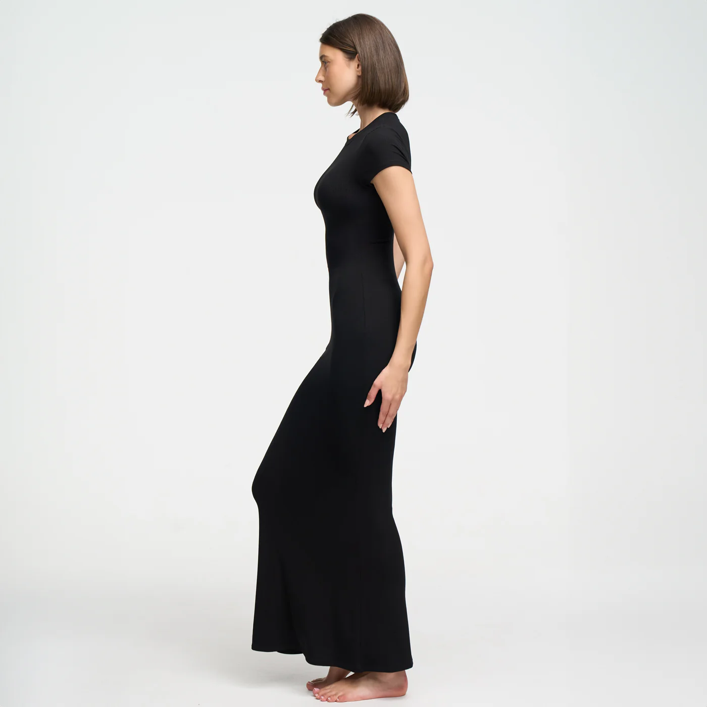 Ribbed T-Shirt Maxikleid - Image 3