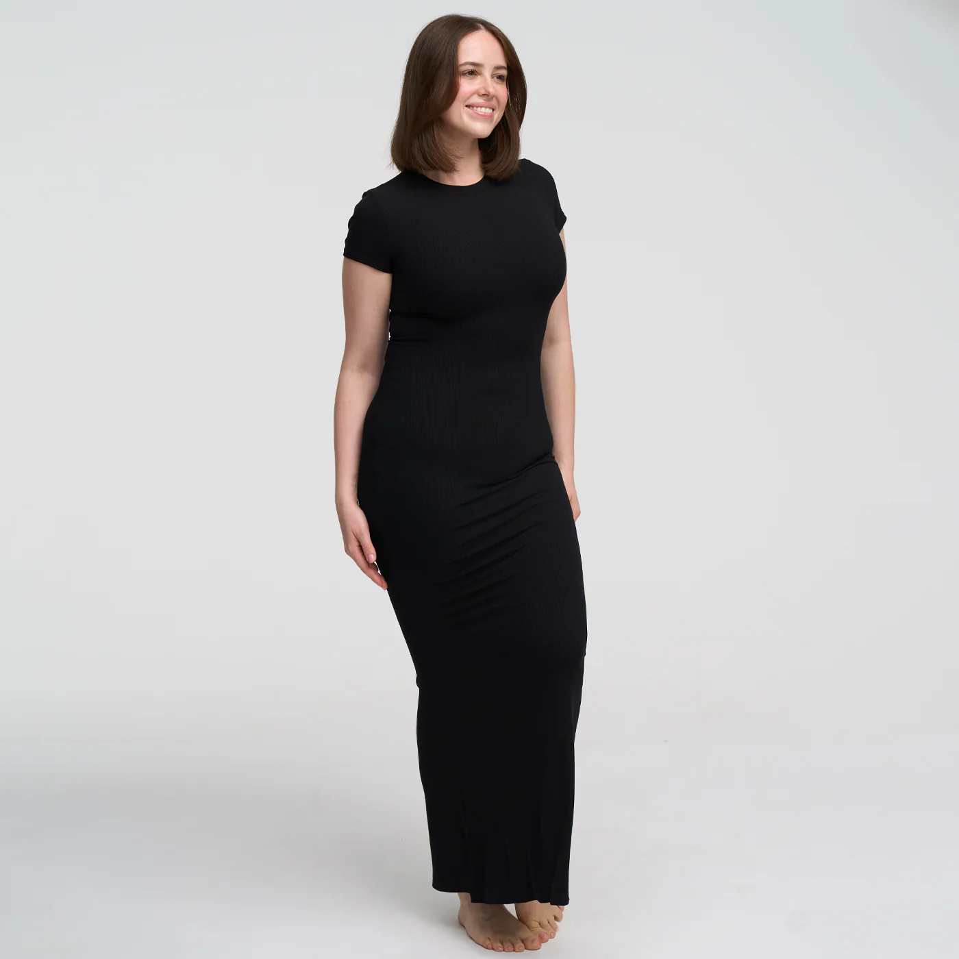 Ribbed T-Shirt Maxikleid - Image 5