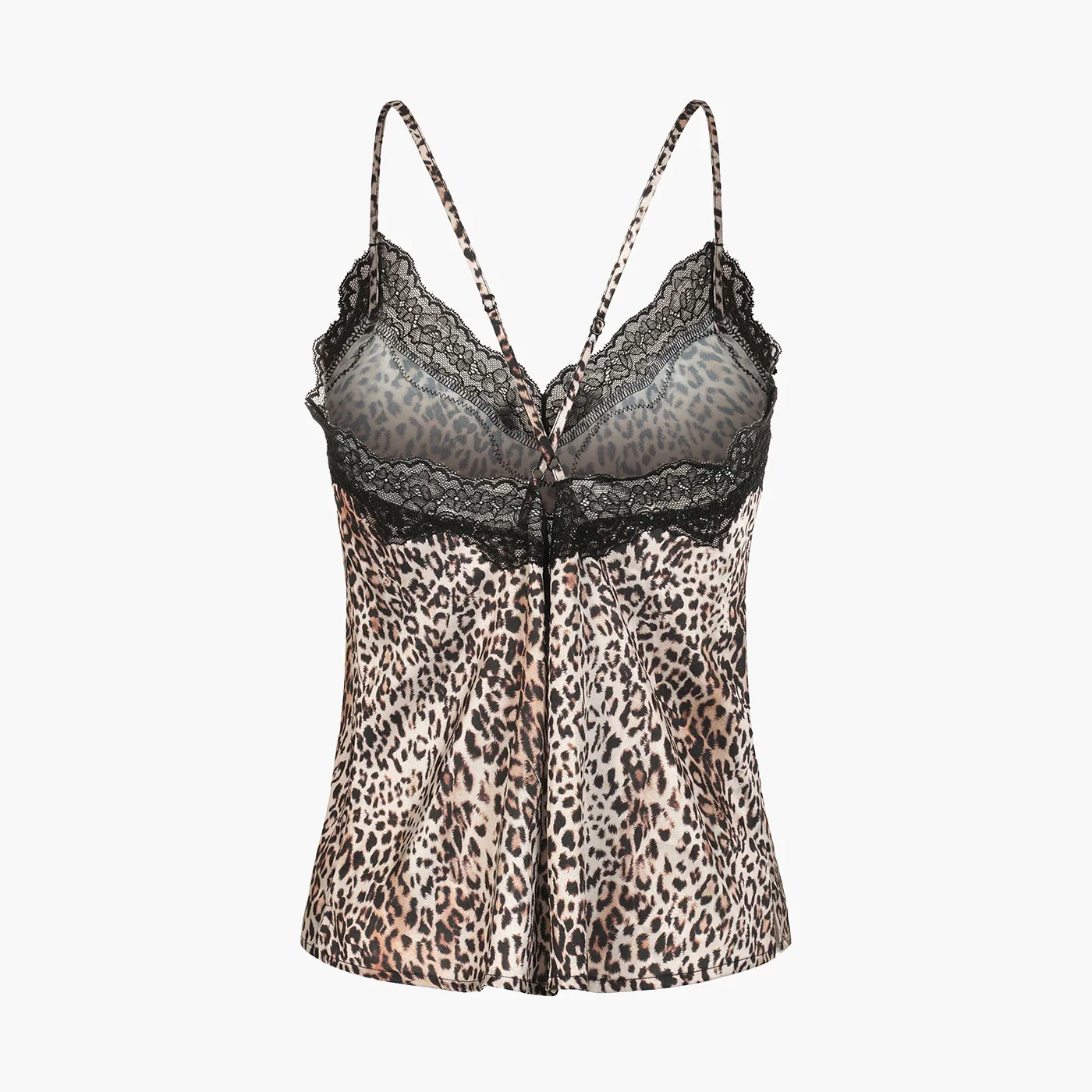 Satin Cami Top mit Spitze - Image 7
