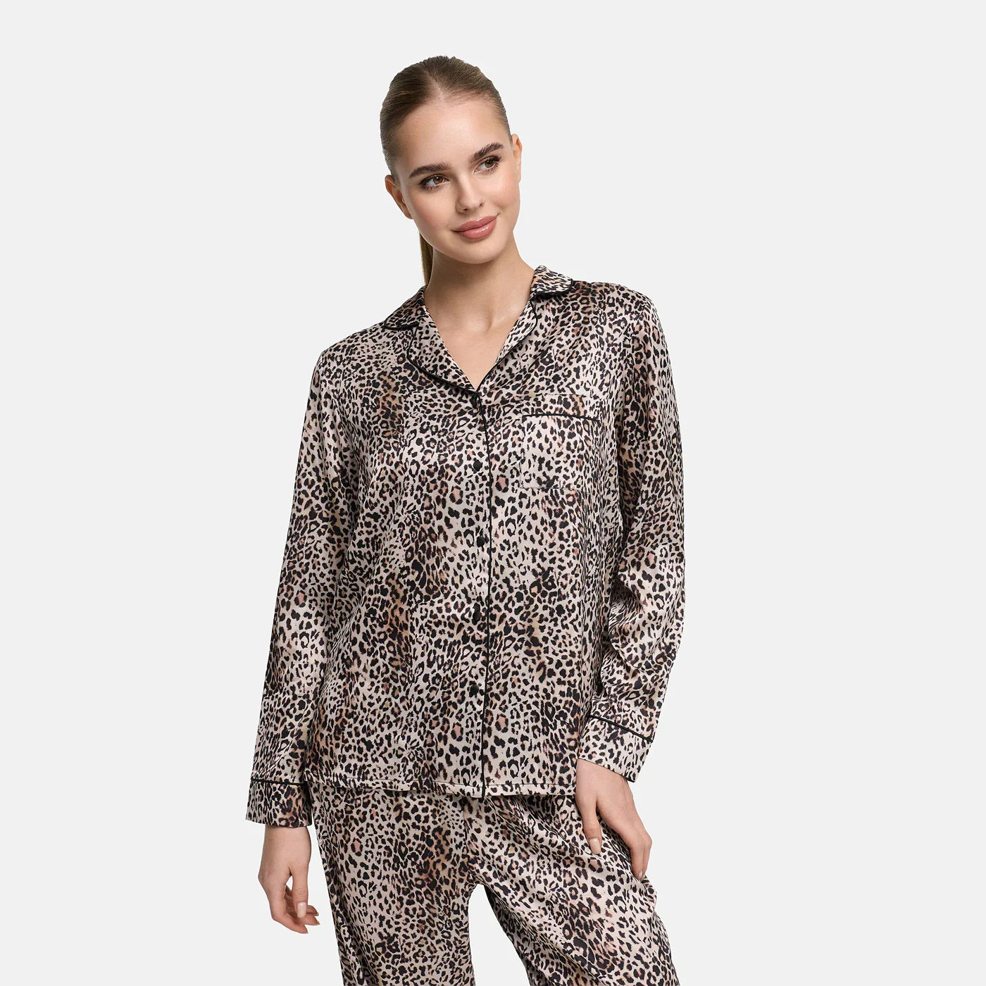 Satin Pyjama Hemd - Image 3