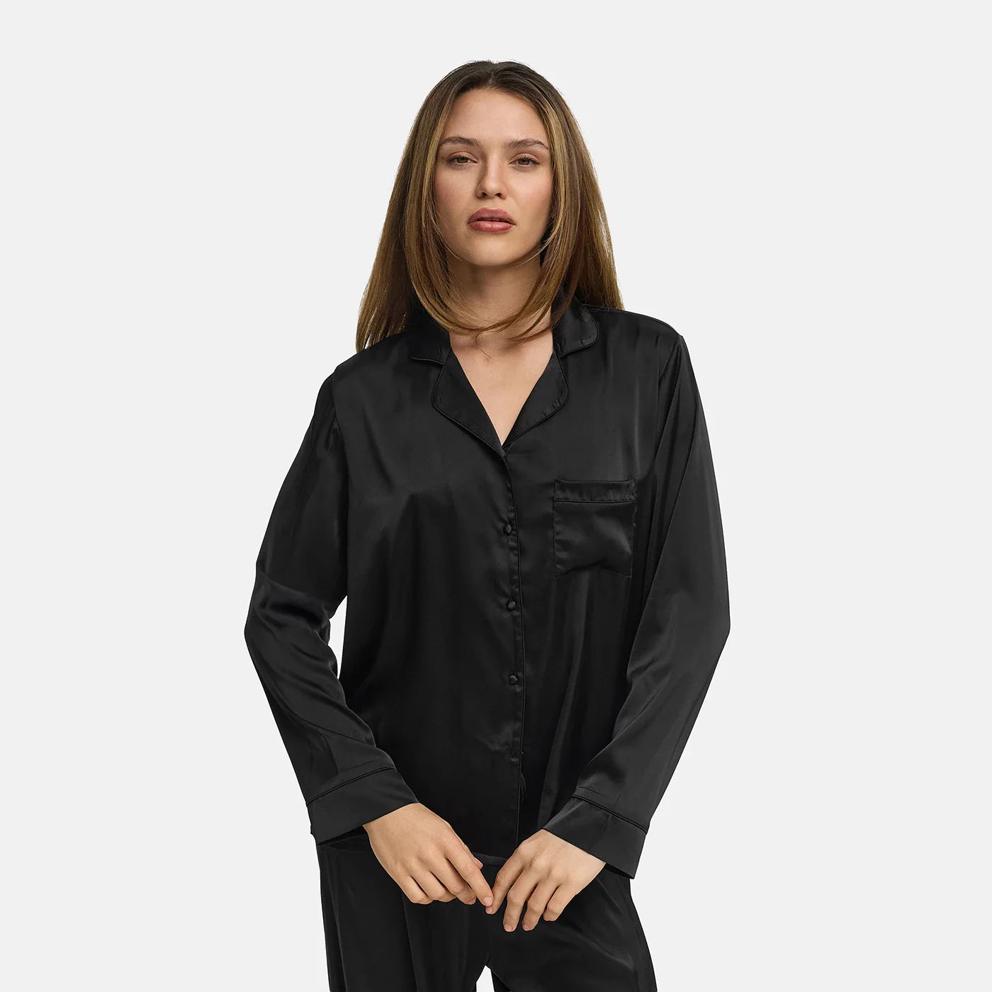Satin Pyjama Hemd - Image 9
