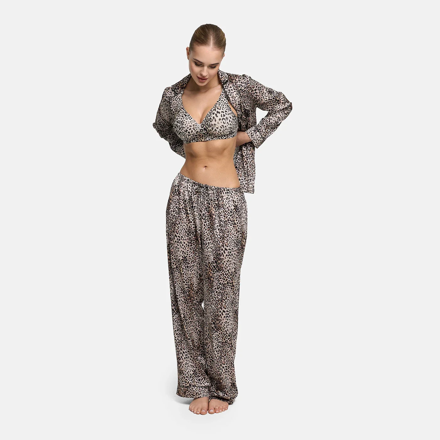 Satin Pyjamahose - Image 3