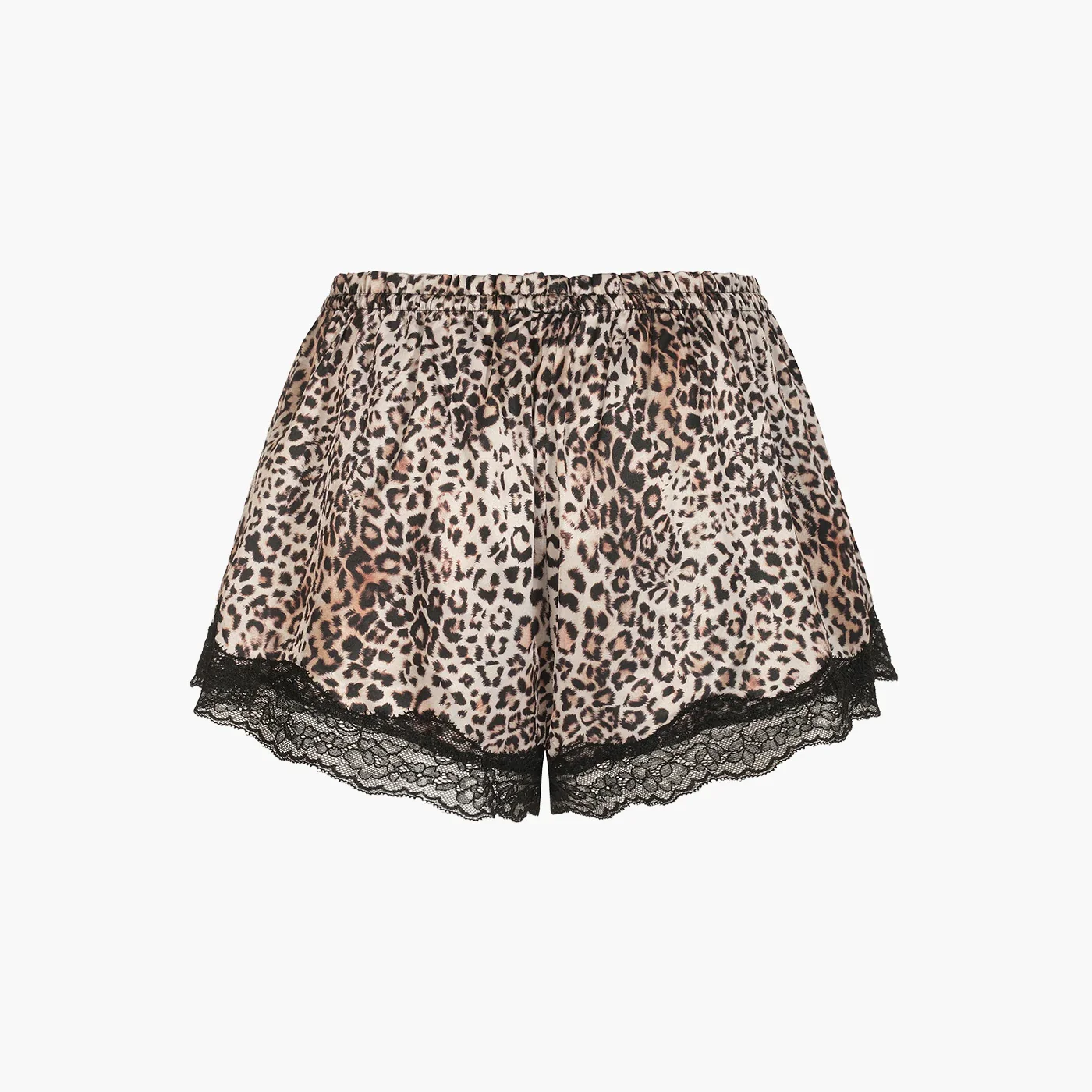 Satin Shorts mit Spitze - Image 6