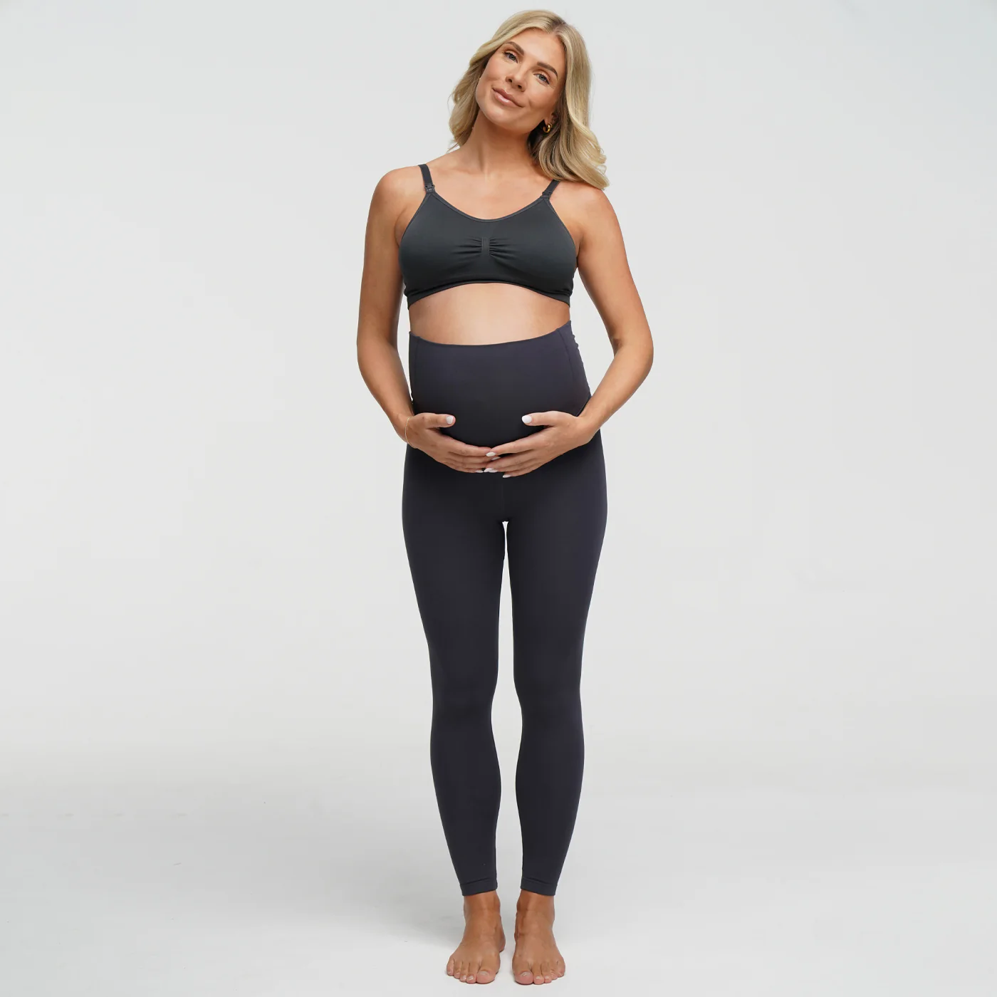 Seamless Umstandsleggings mit hohem Bund - Image 11