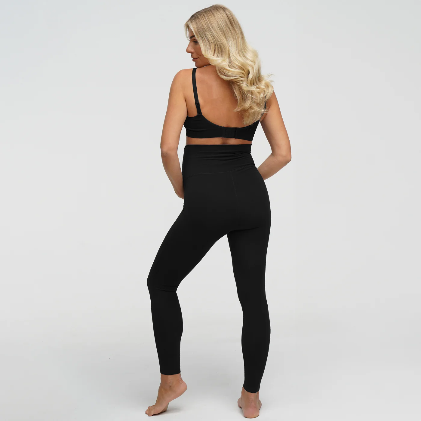 Seamless Umstandsleggings mit hohem Bund - Image 6