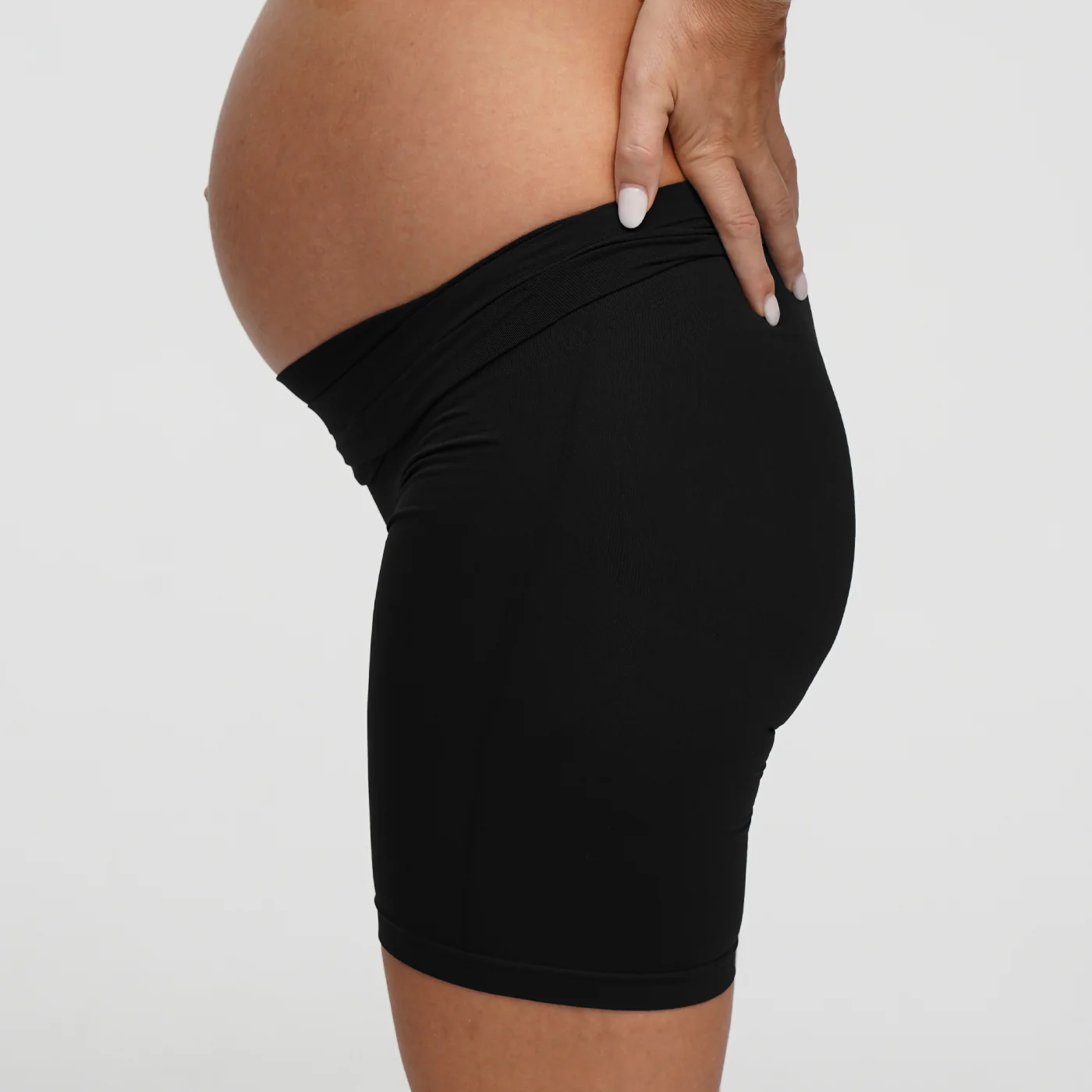 Seamless Umstandsshorts mit hohem Bund - Image 7