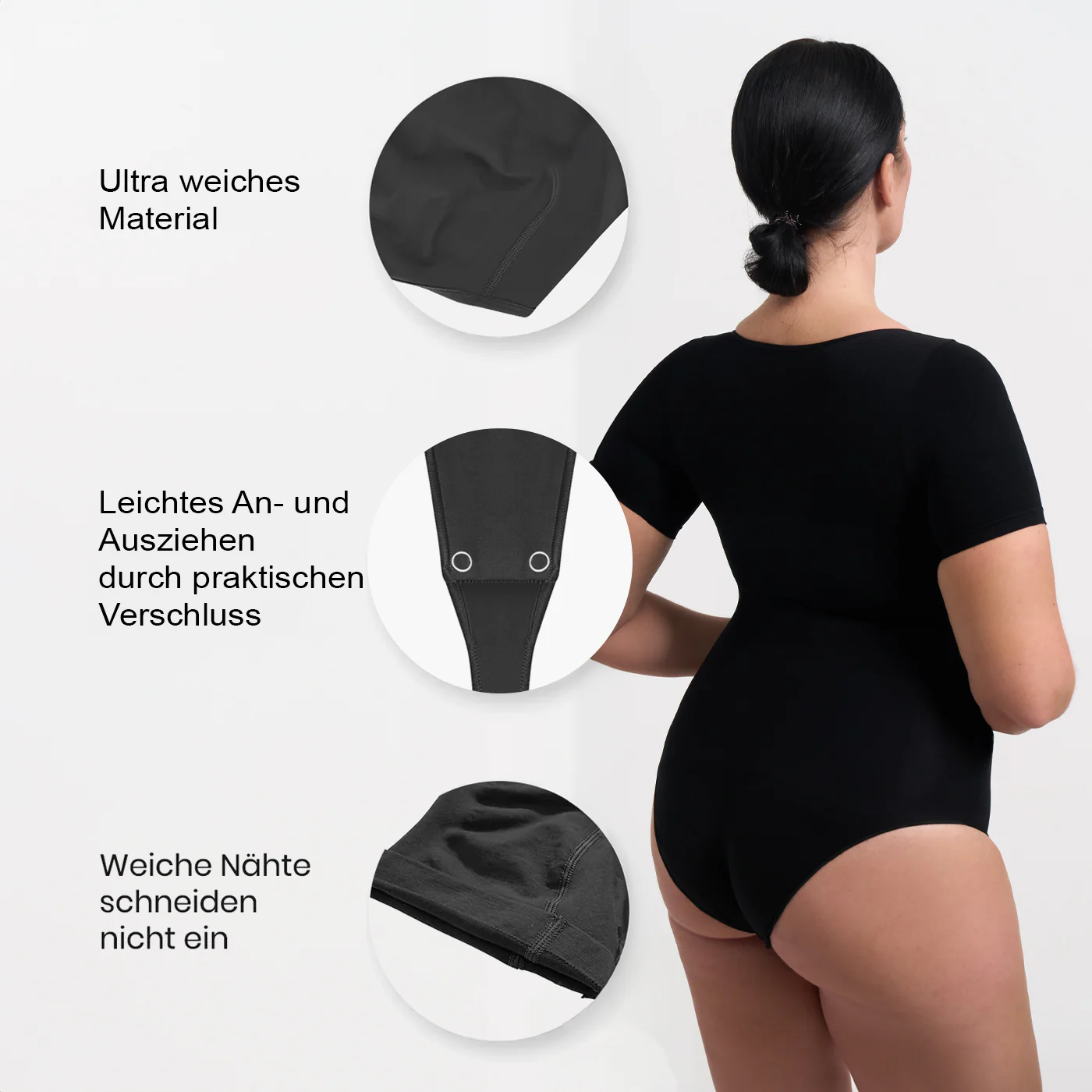 Bodysuit Sculpting Shapewear T-Shirt mit Slip - Image 7
