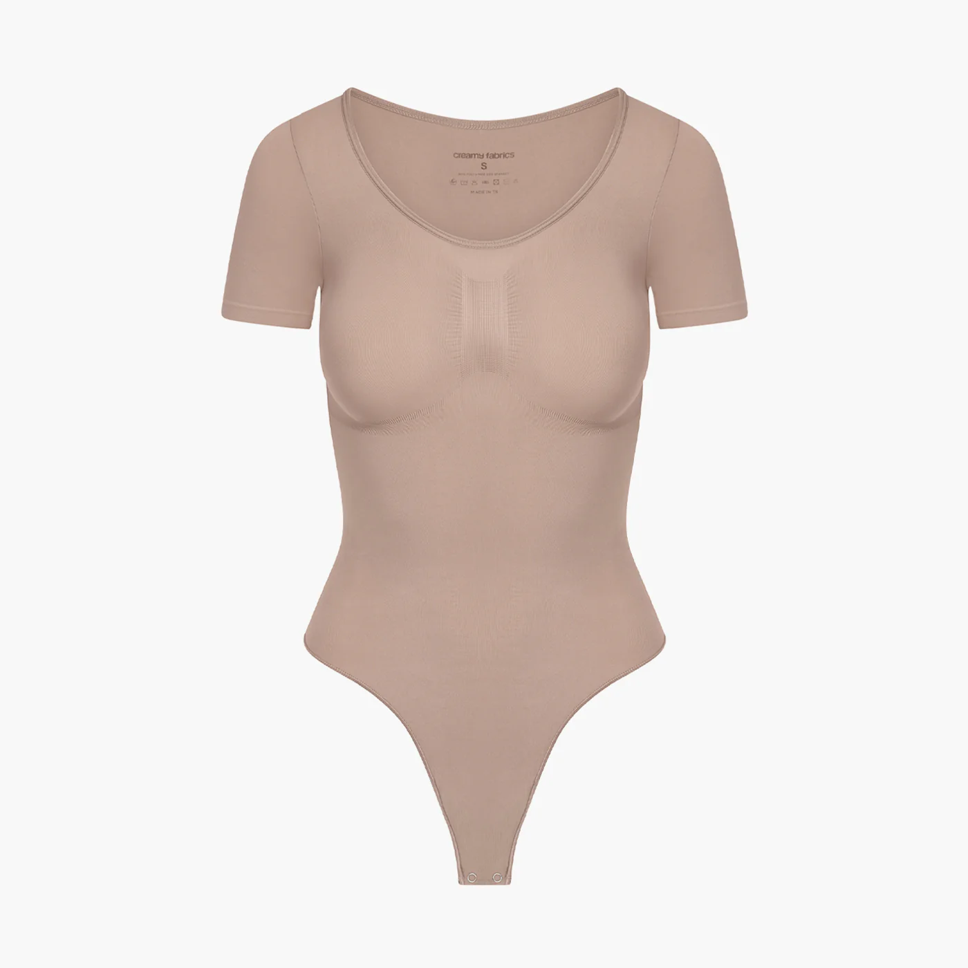 Bodysuit Sculpting Shapewear T-Shirt mit String - Image 9