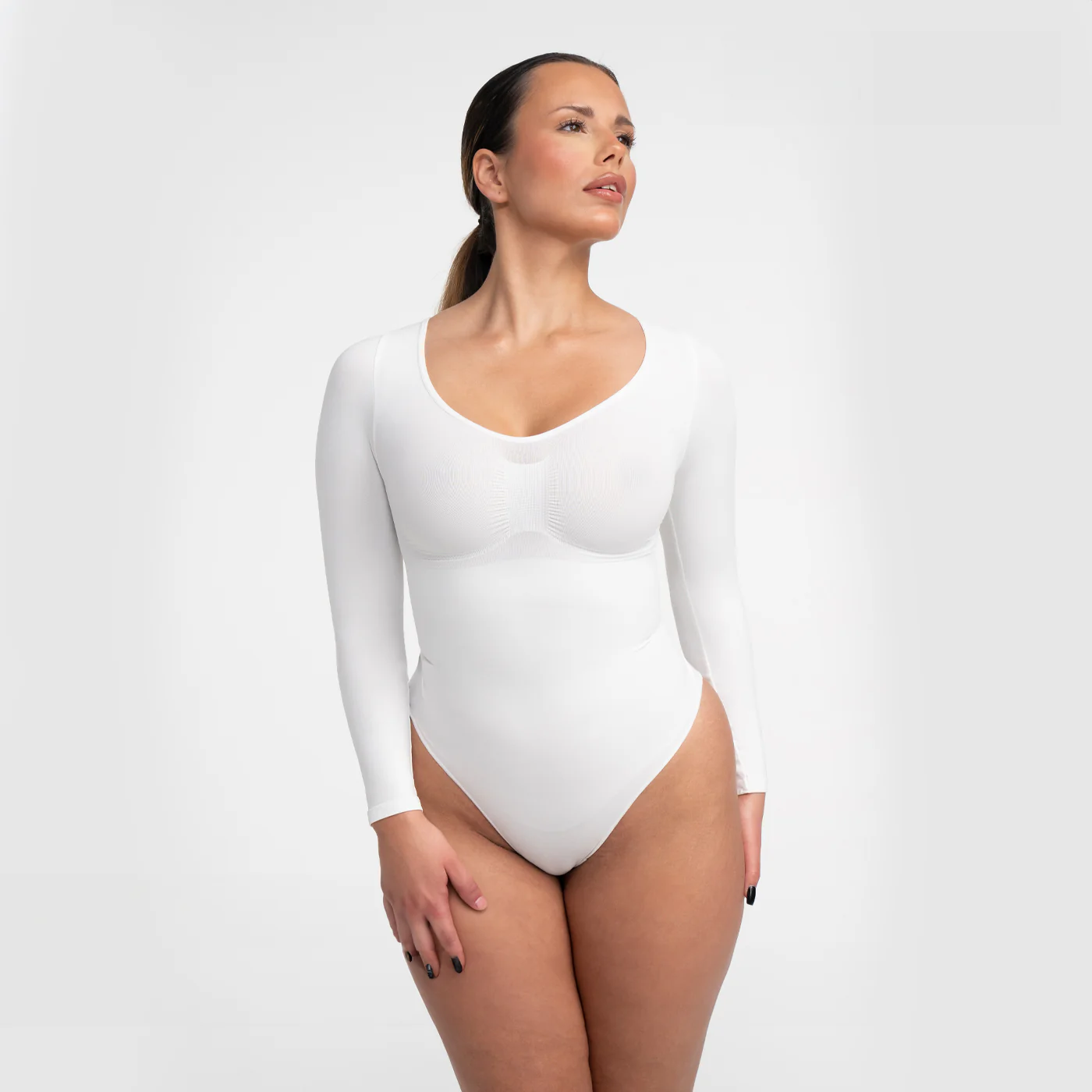 Bodysuit Sculpting Shapewear Longsleeve mit Slip - Medium Shape - Image 11
