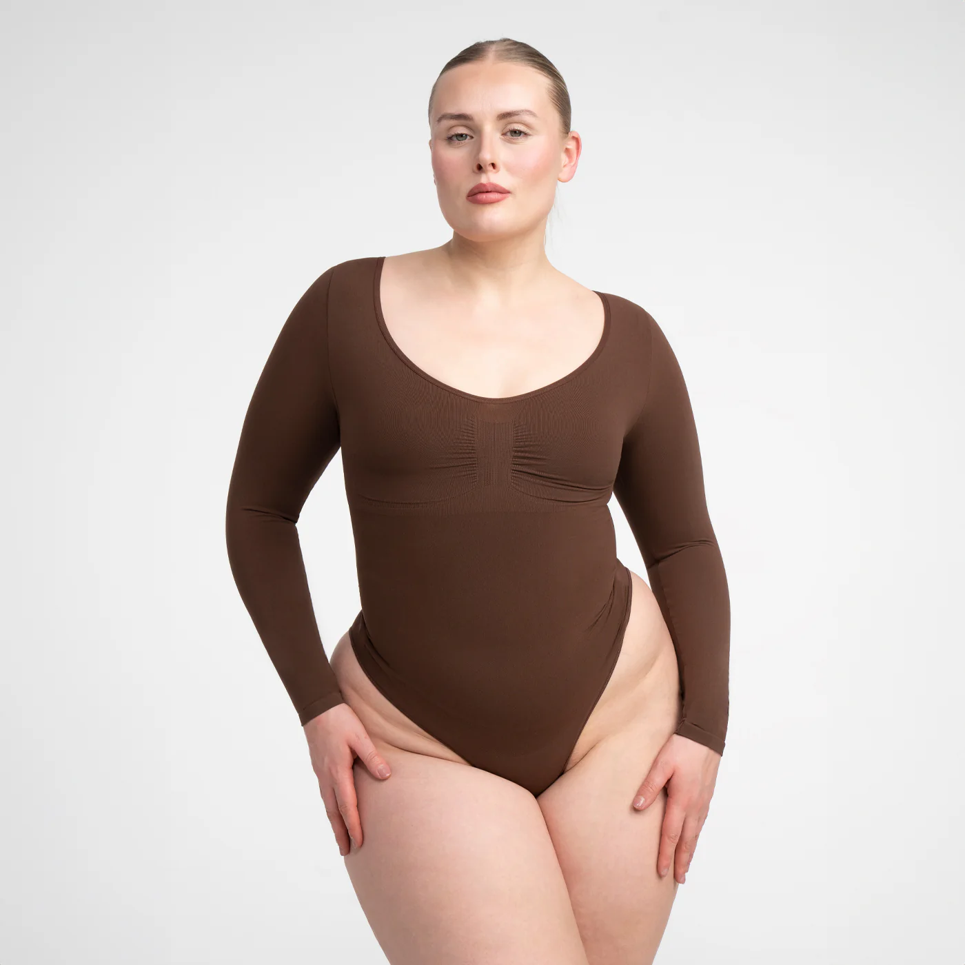 Bodysuit Sculpting Shapewear Longsleeve mit Slip - Medium Shape - Image 9