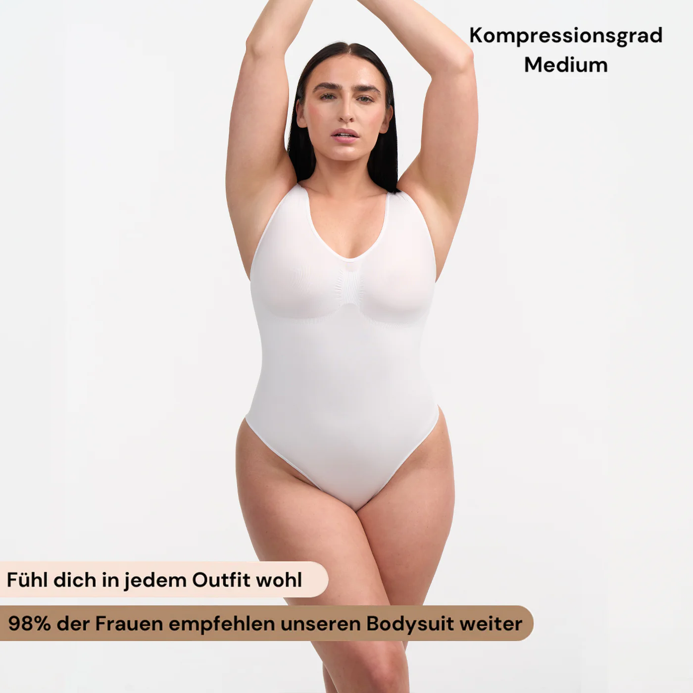 Tank Bodysuit Sculpting Shapewear mit Slip - Image 10