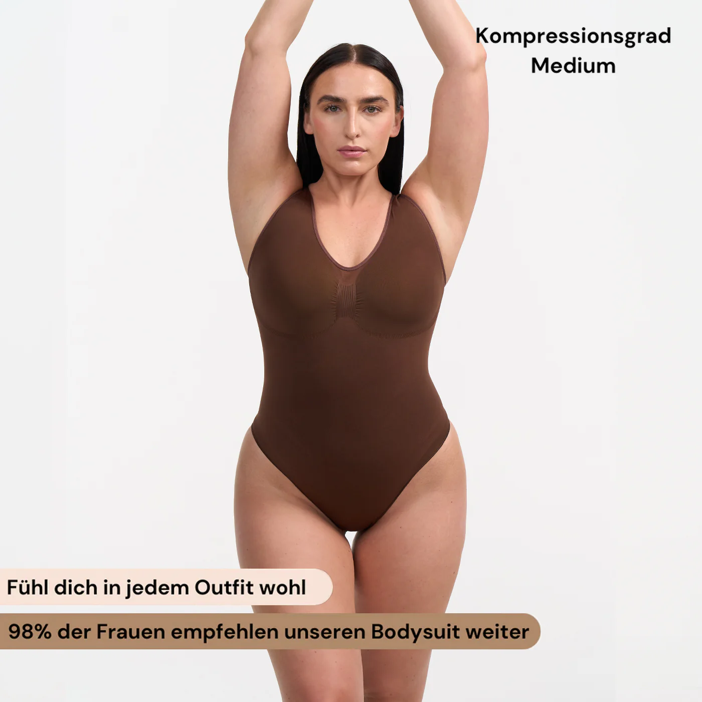 Tank Bodysuit Sculpting Shapewear mit Slip - Image 12