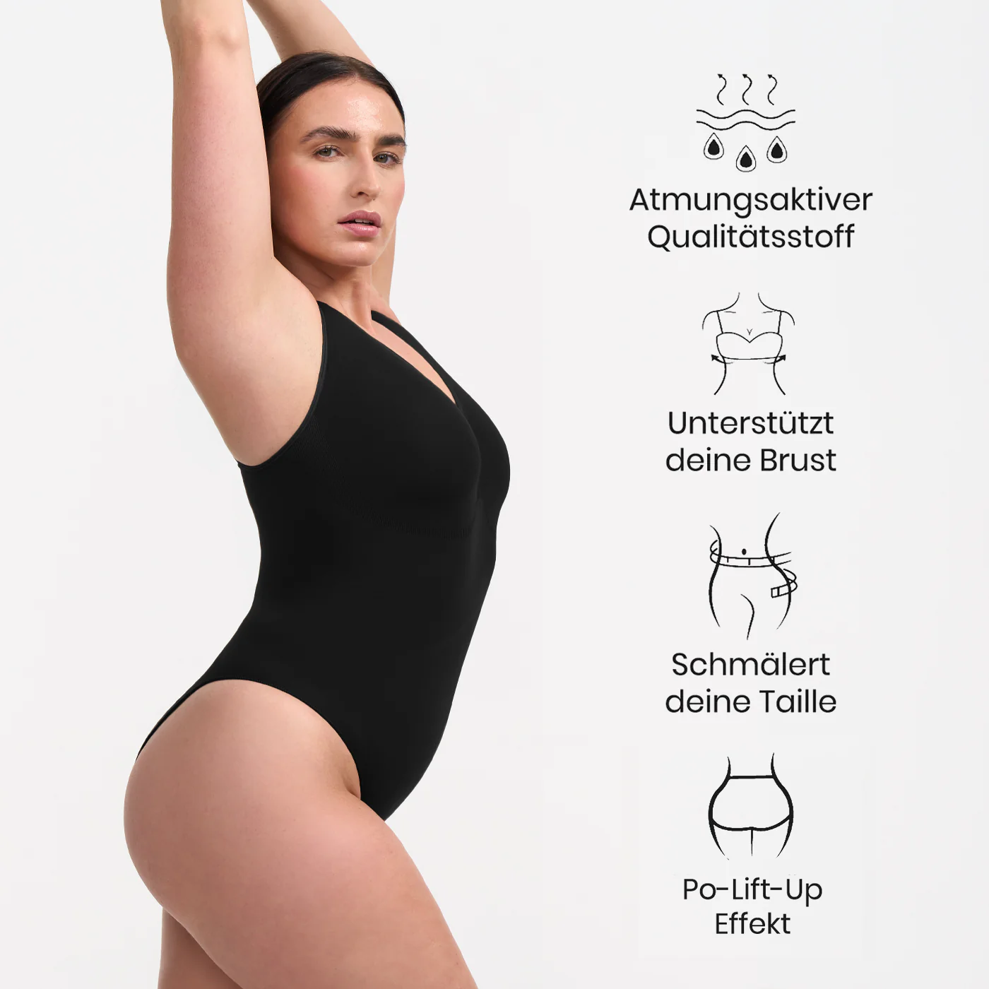 Tank Bodysuit Sculpting Shapewear mit Slip - Image 4