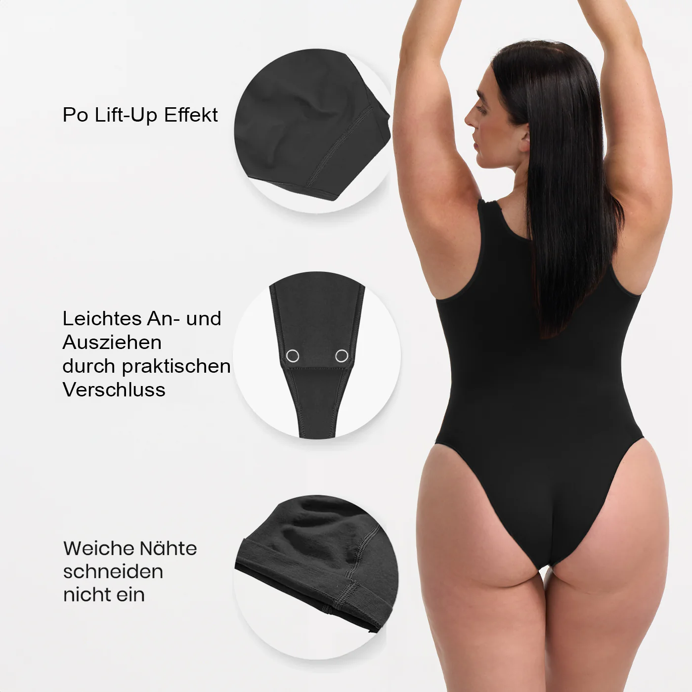Tank Bodysuit Sculpting Shapewear mit Slip - Image 5