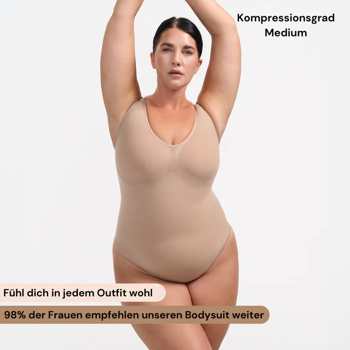 Tank Bodysuit Sculpting Shapewear mit Slip - Image 8