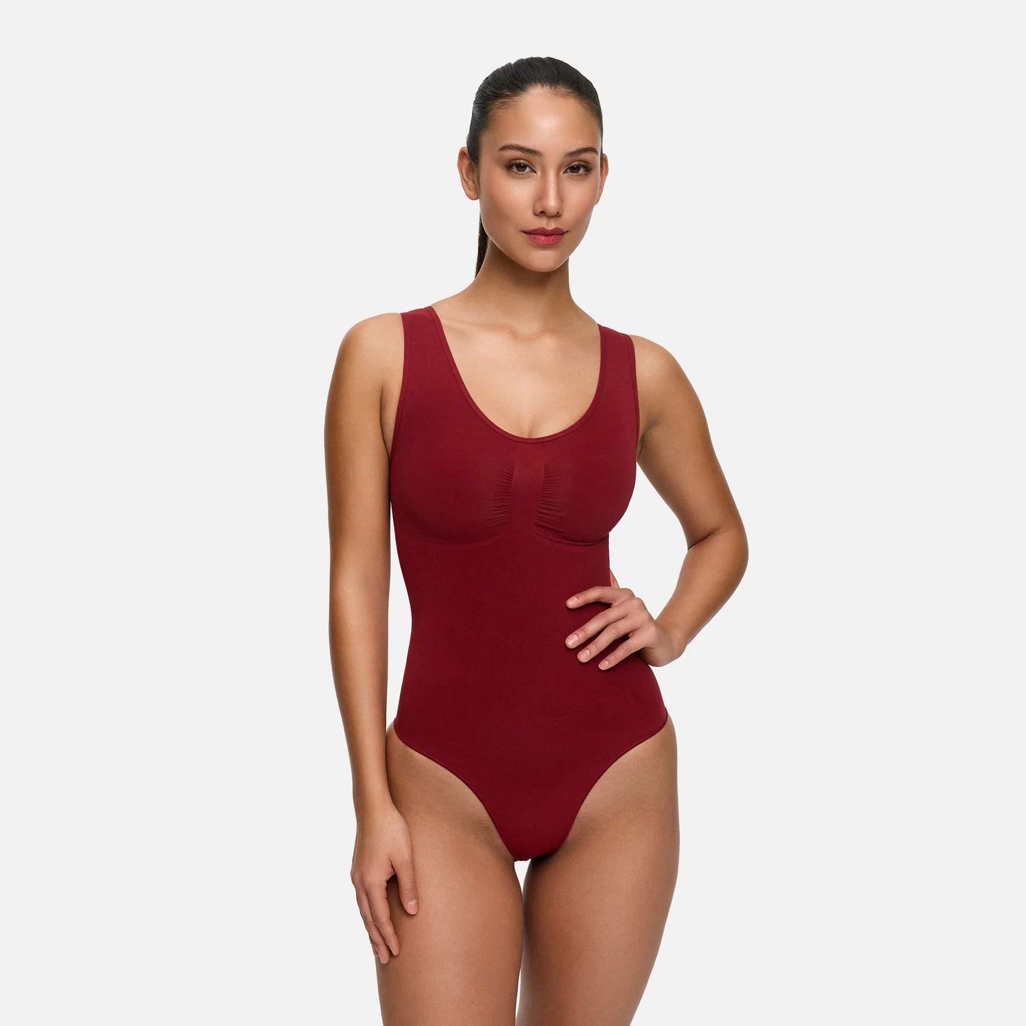 Tank Bodysuit Sculpting Shapewear mit Slip - Image 28