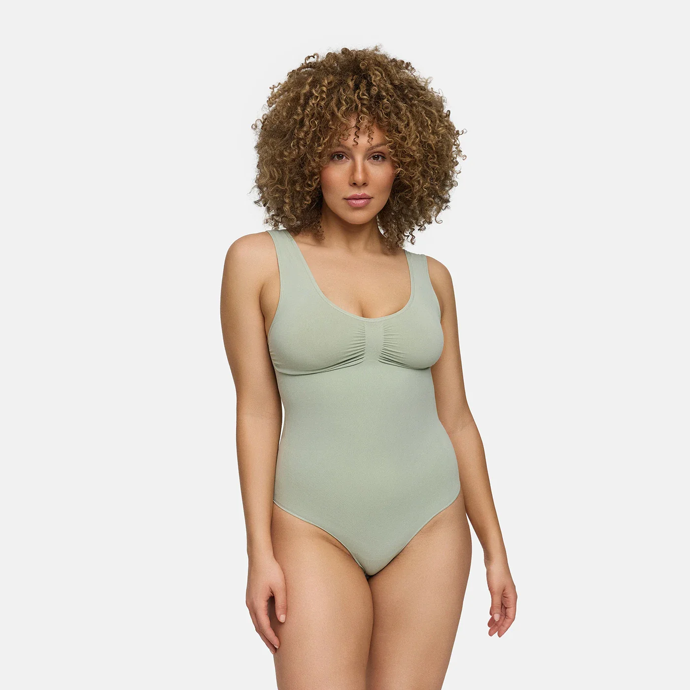 Tank Bodysuit Sculpting Shapewear mit Slip - Image 48