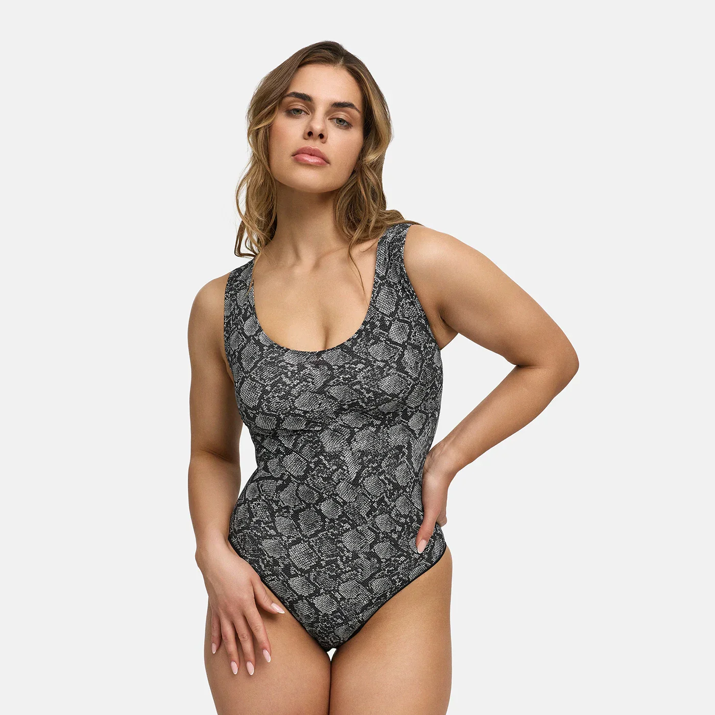 Tank Bodysuit Sculpting Shapewear mit Slip - Image 49